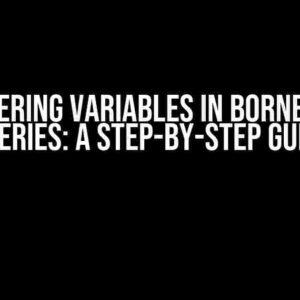 Mastering Variables in Borneo SQL Queries: A Step-by-Step Guide